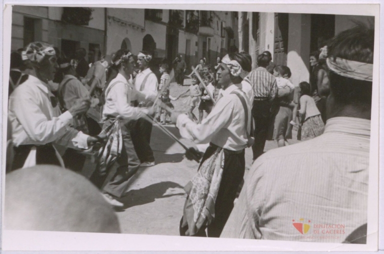 Jaraíz de la Vera: Bailarines el día de San Antonio