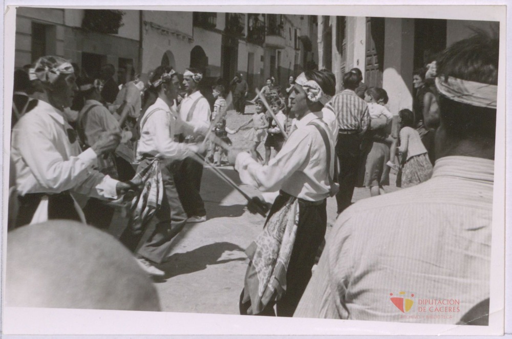 Jaraíz de la Vera: Bailarines el día de San Antonio