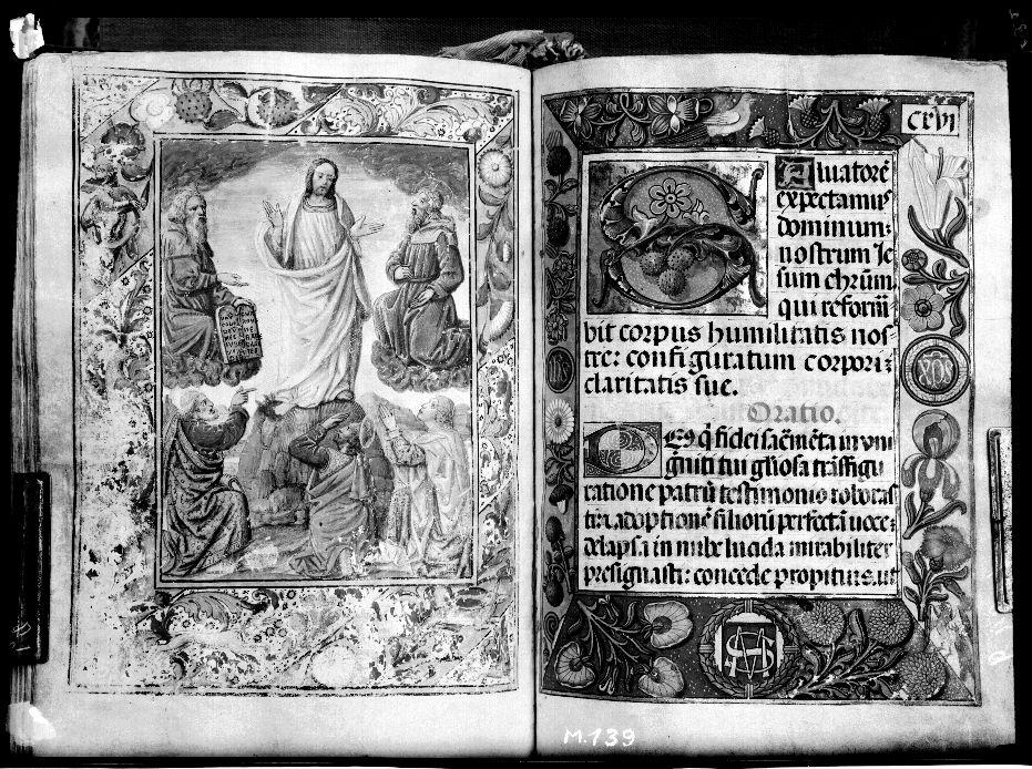 Libro de horas del Prior. La Transfiguración · Casa Moreno