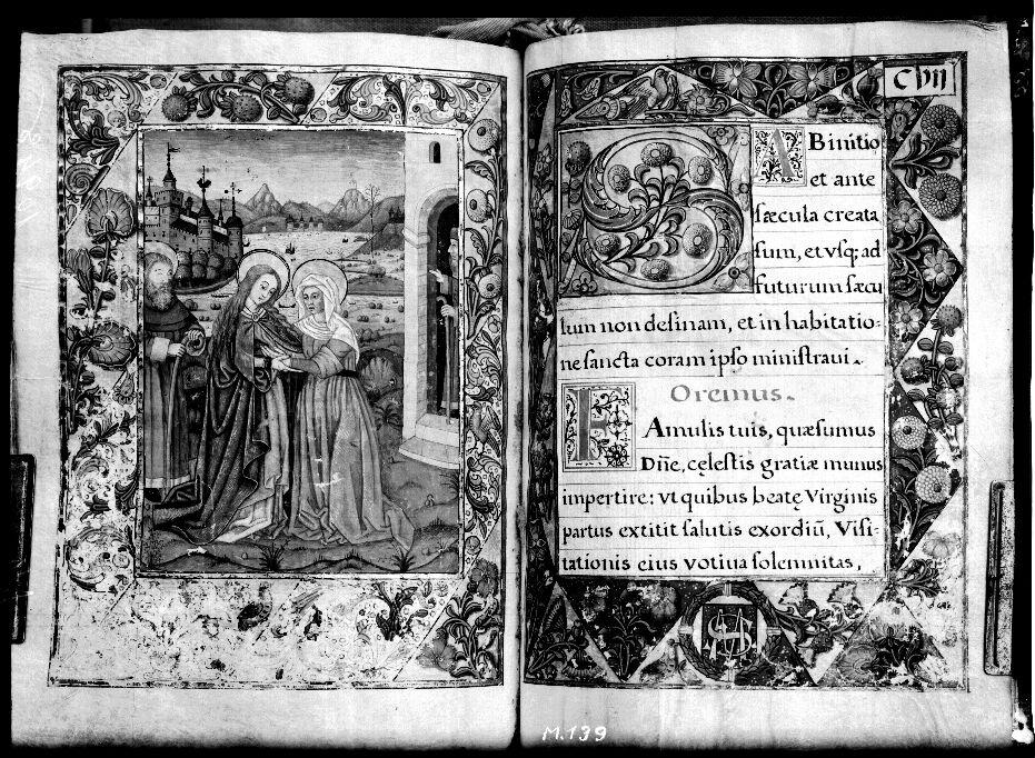 Libro de horas del Prior. La Visitación · Casa Moreno