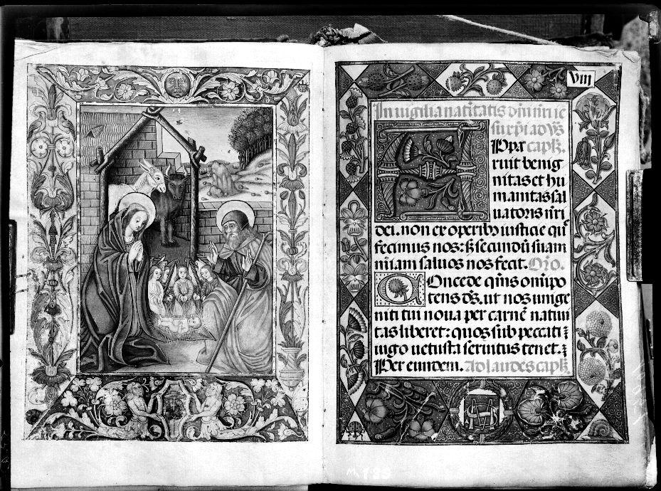 Libro de horas del Prior. Natividad · Casa Moreno