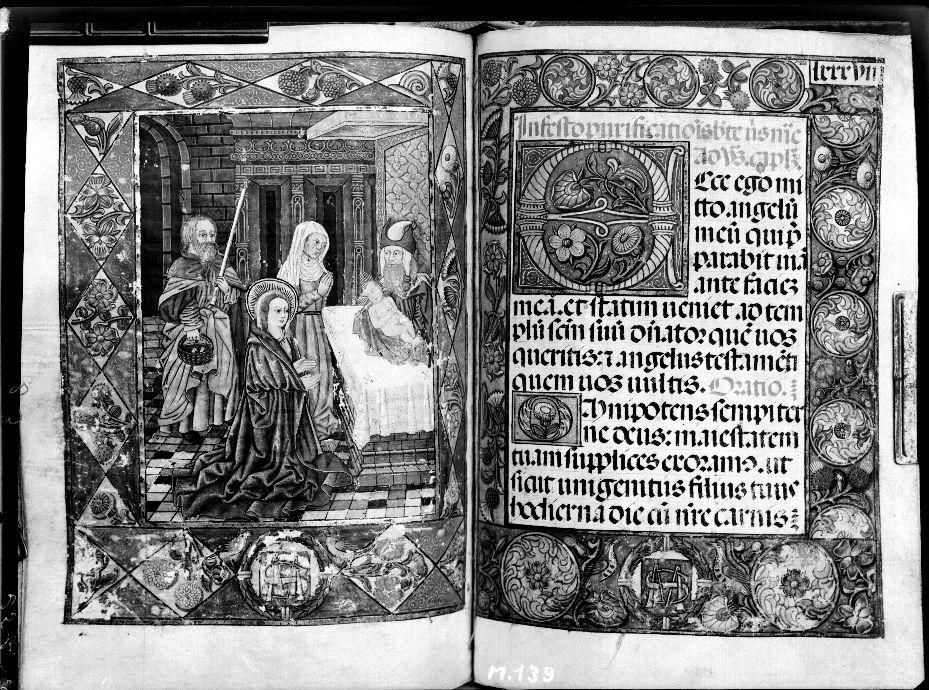 Libro de horas del Prior. Presentación de Jesús en el templo