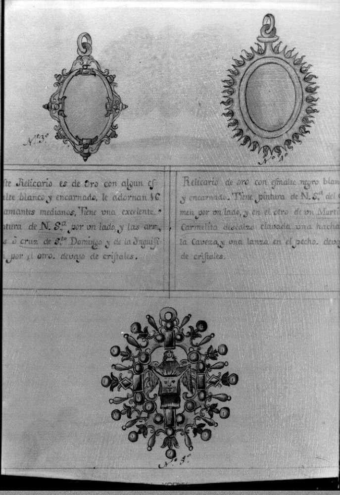 Libro de joyas de Nuestra Señora de Guadalupe. Nº 3, 4 y 5