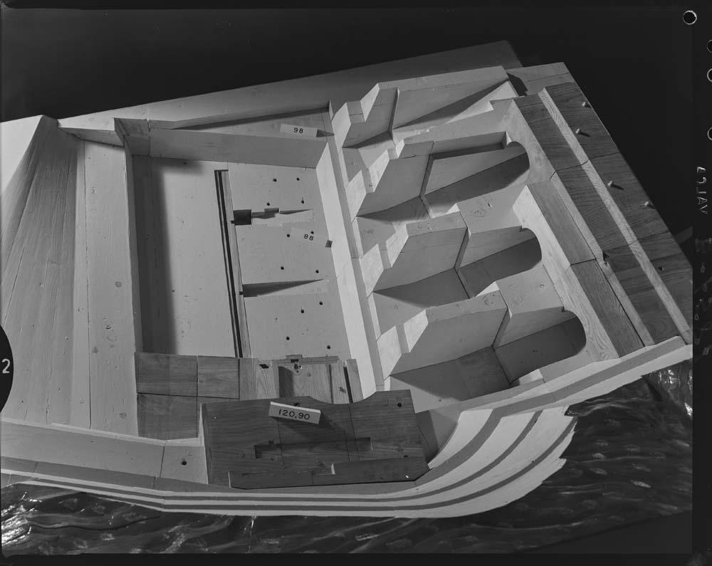 Maqueta de la presa de Alcántara