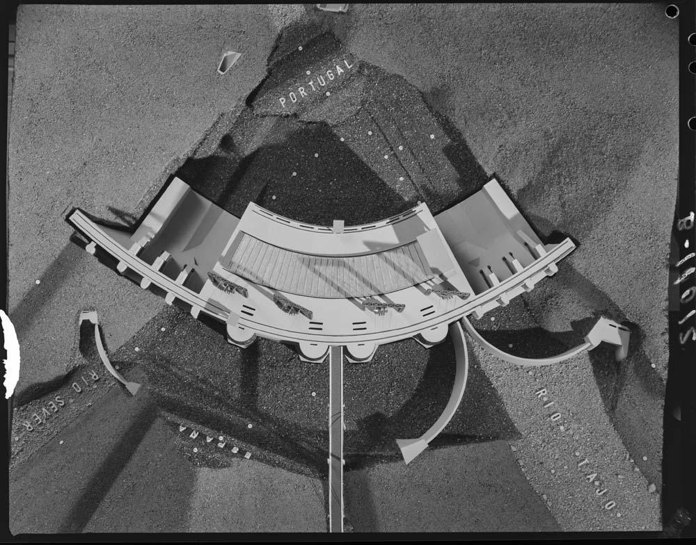 Maqueta de la presa de Cedillo