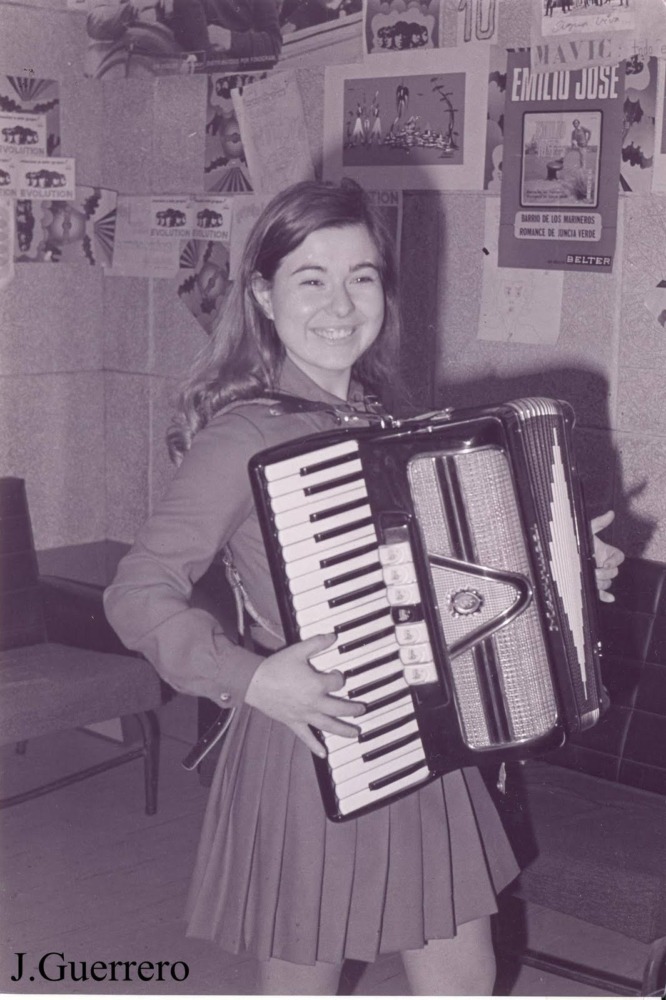 María Jesús y su acordeón