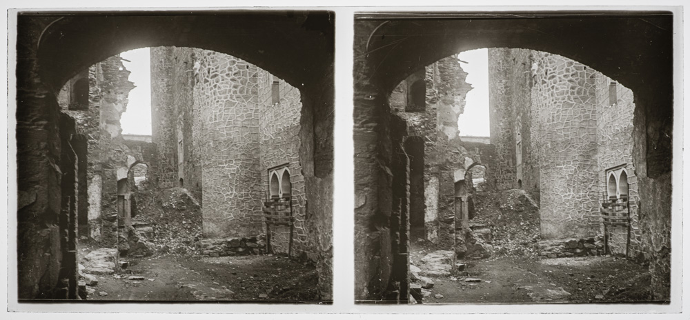 Monasterio de Guadalupe derrumbe de una zona en el interior · Aurelio de Colmenares y Orgaz