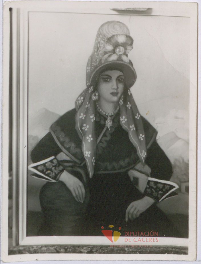 «Muchacha de Montehermoso» por Eulogio Blasco