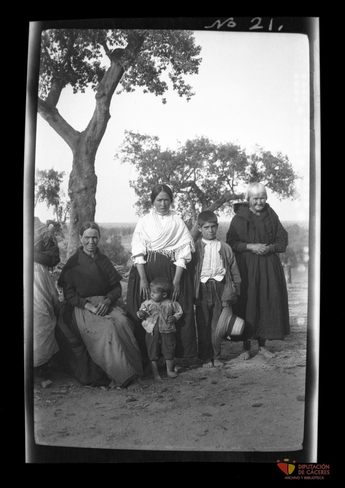 Mujeres y niños rurales