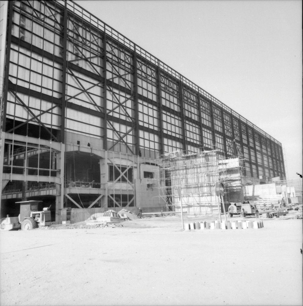 Obras de la central nuclear de Almaraz
