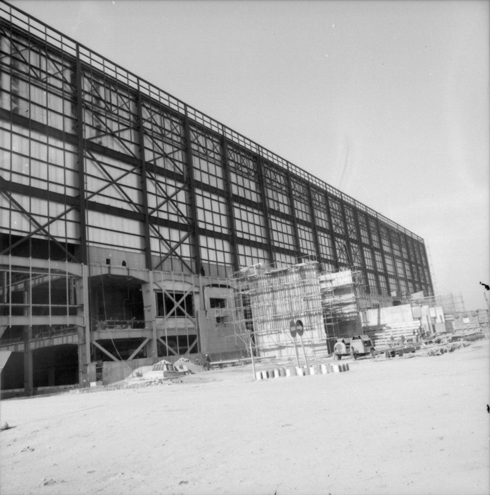 Obras de la central nuclear de Almaraz
