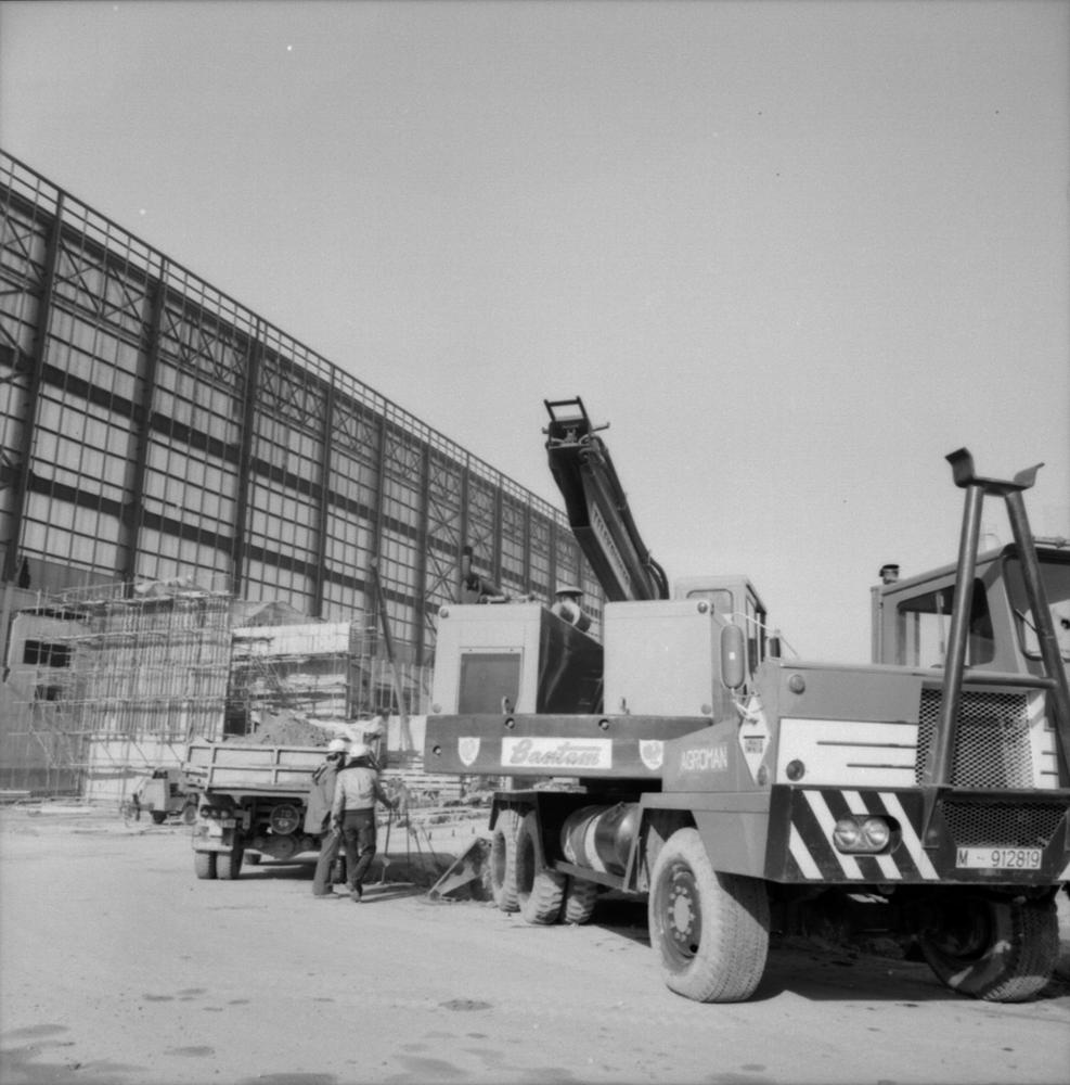 Obras de la central nuclear de Almaraz