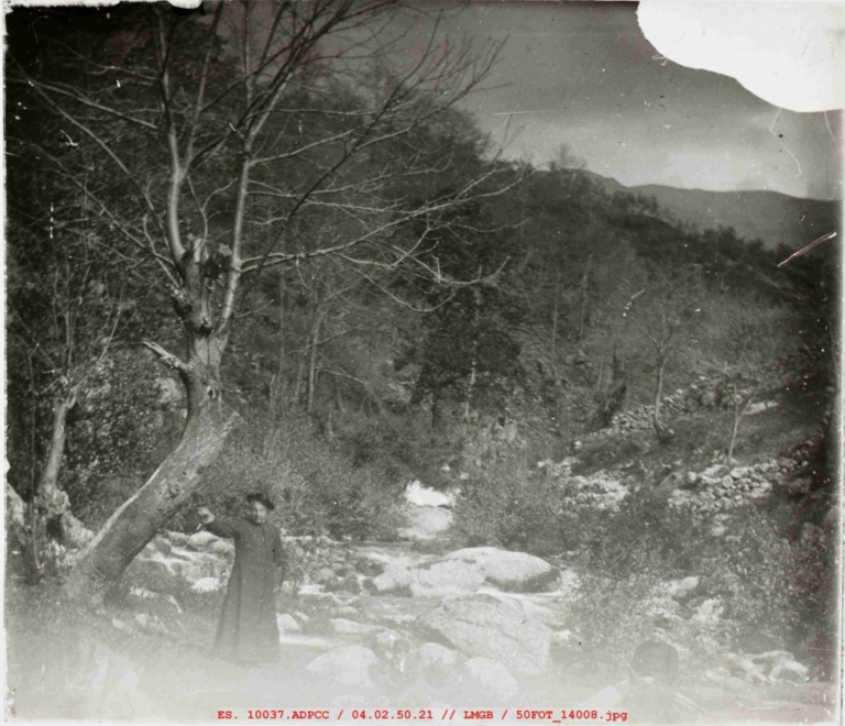 Paisaje en la garganta de Cuartos