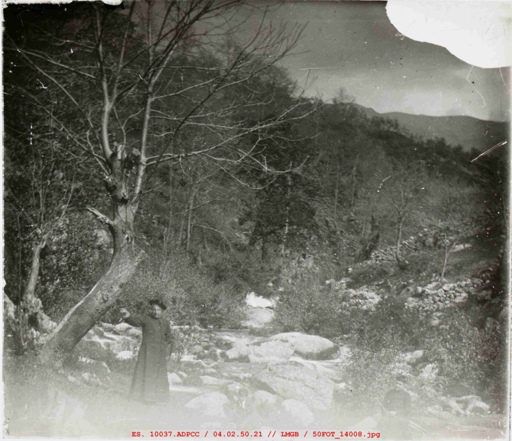 Paisaje en la garganta de Cuartos