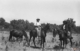 Pareja montando a caballo · Antonio González Martín-Gamero, 1900