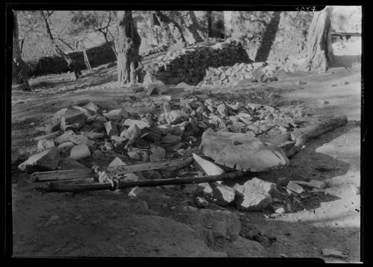 Parihuela para transportar piedras
