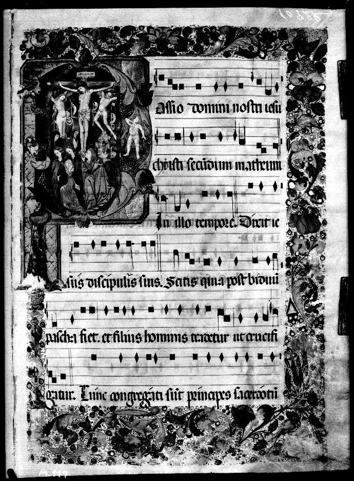 Pasionario. Folio 1 · Casa Moreno