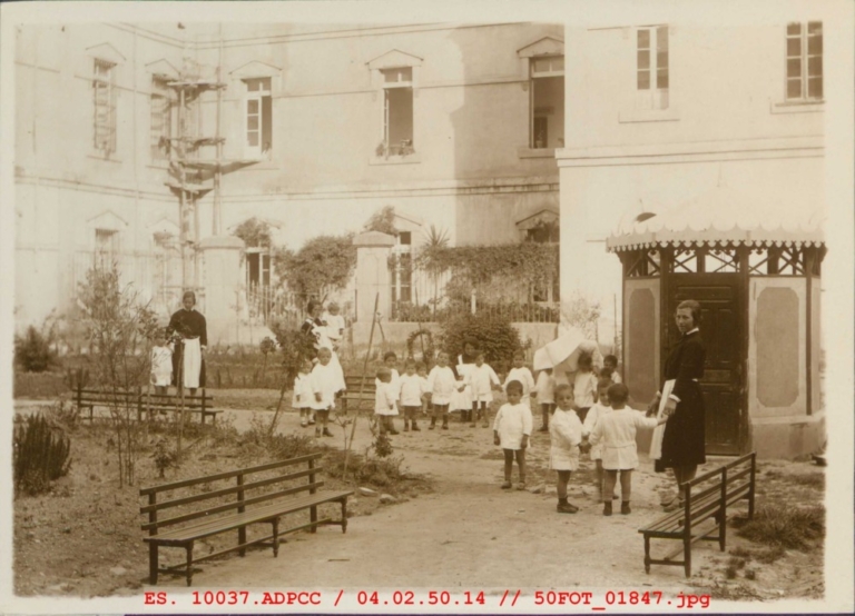 Patio del Hospital Provincial de Cáceres