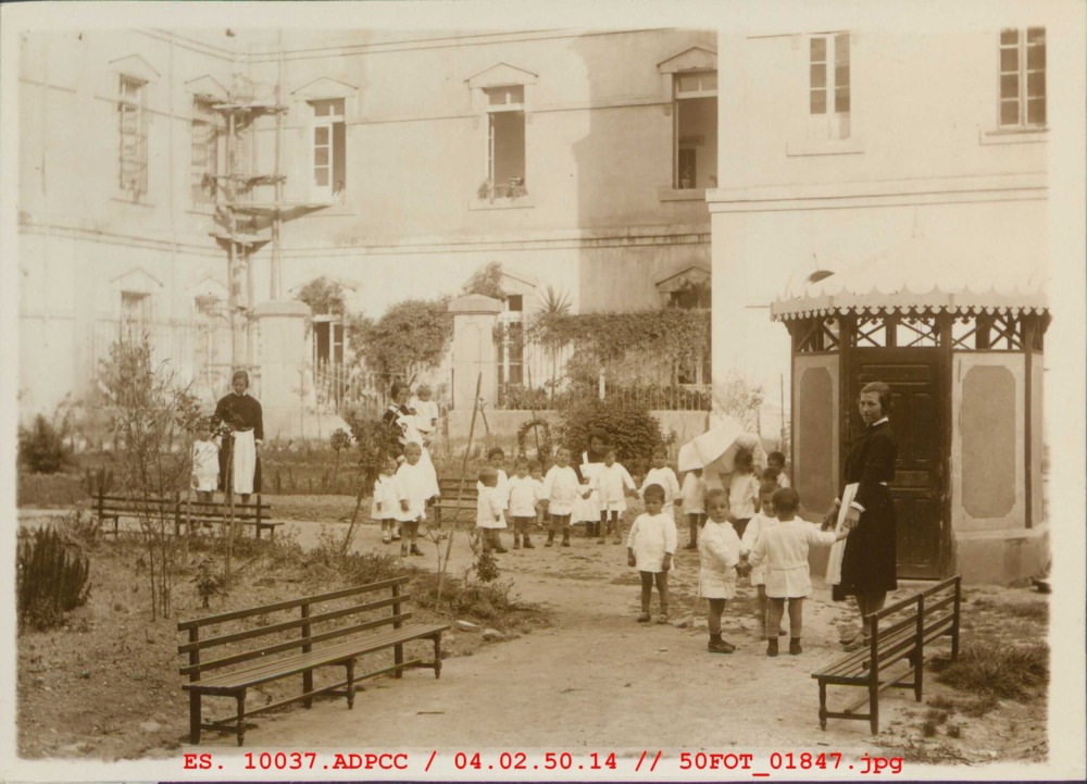 Patio del Hospital Provincial de Cáceres