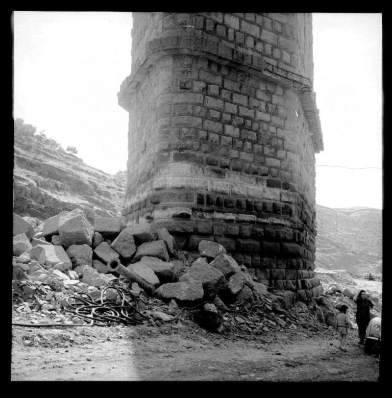 Pilares del puente romano