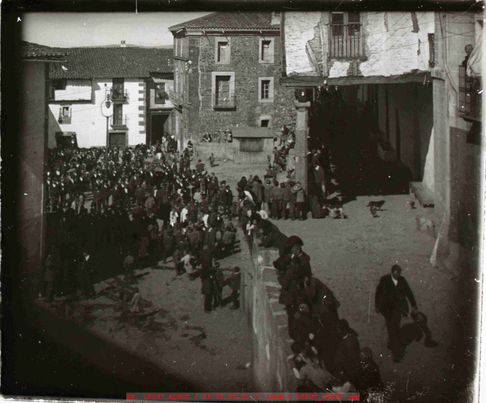 Procesión del Santo Entierro en la Plaza Mayor