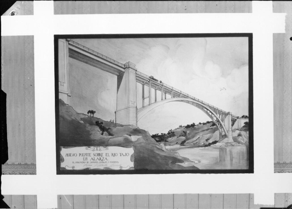 Puente de Alarza en Talavera la Vieja sobre el río Tajo