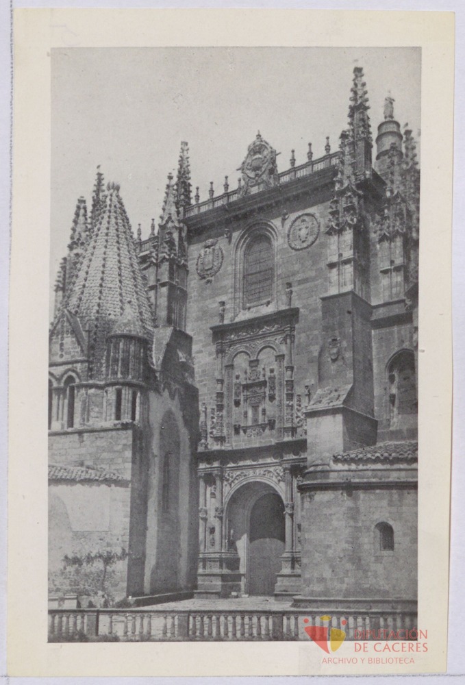 Puerta del enlosado de la Catedral de Plasencia