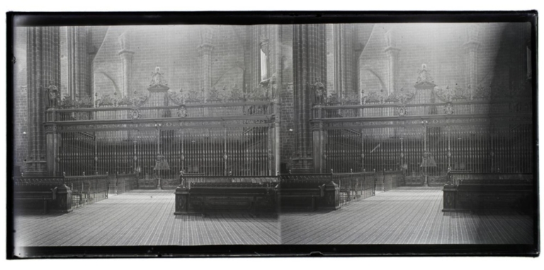 Reja del coro de la Catedral Nueva