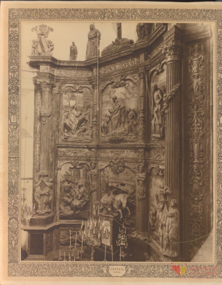 Retablo de la Iglesia de Santiago de Cáceres
