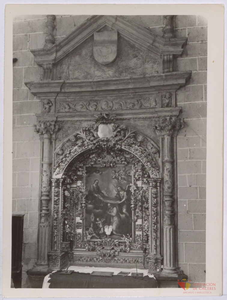 Retablo de San Ildefonso de la Catedral de Coria
