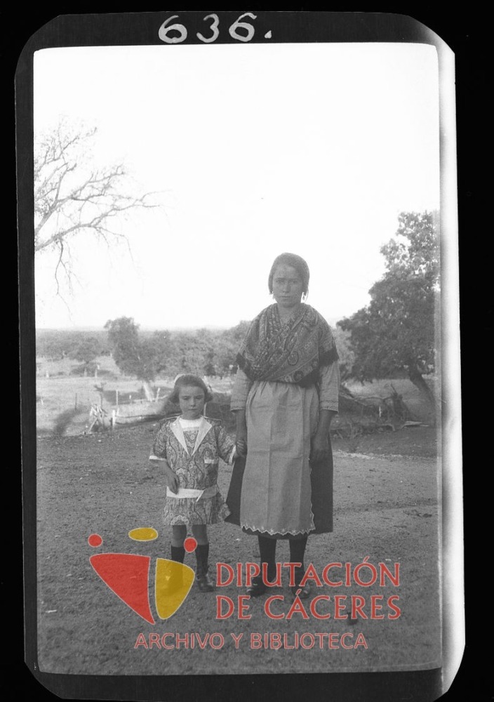 Retrato de una madre y su hija