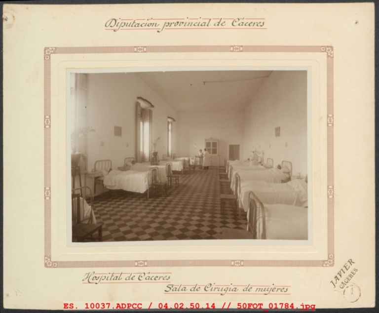 Sala de Cirugía de Mujeres. Hospital de Cáceres