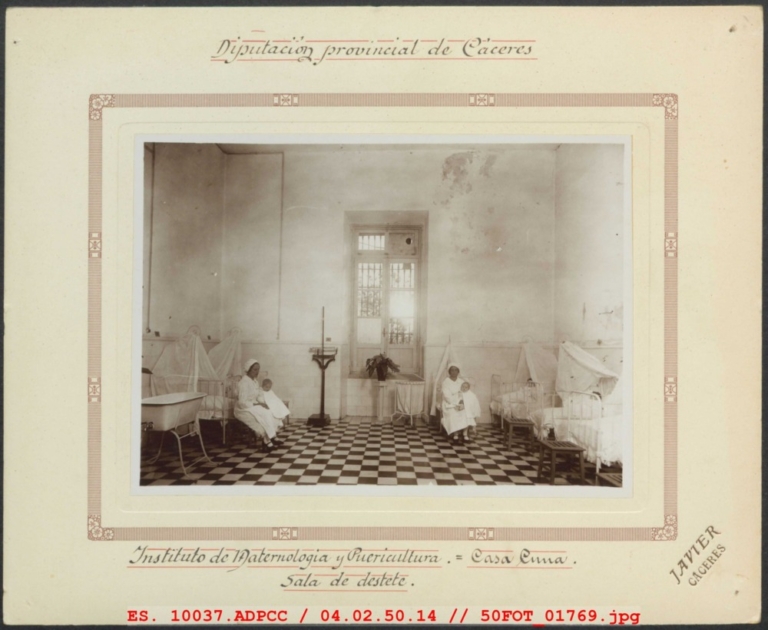 Sala de destete de la Casa Cuna