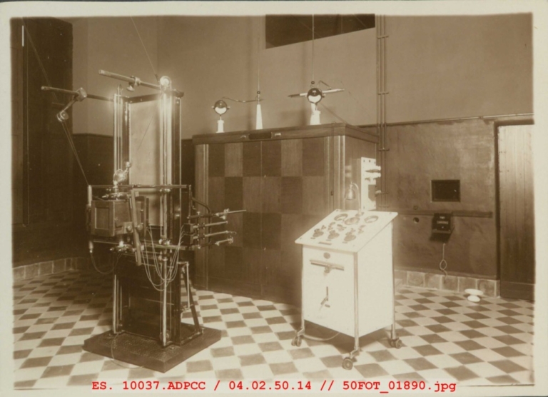 Sala de radiología del Hospital Provincial de Cáceres