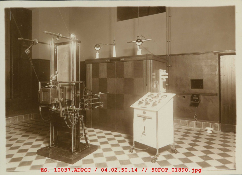 Sala de radiología del Hospital Provincial de Cáceres