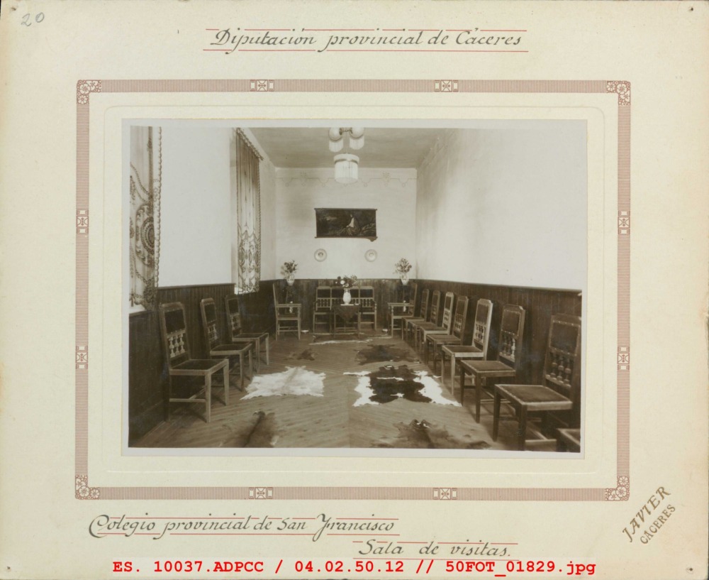 Sala de visitas del Colegio Provincial de San Francisco