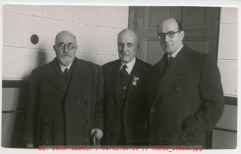 Severino Aznar, Luis Jordana y León Leal después