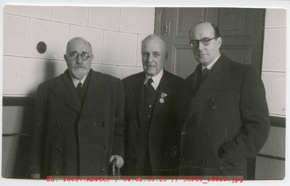 Severino Aznar, Luis Jordana y León Leal después