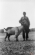 Un pastor con un macho cabrío · Antonio González Martín-Gamero, 1900