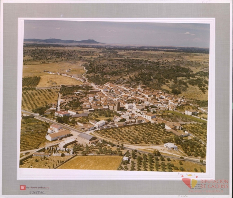 Vista aérea de Aldea del Cano