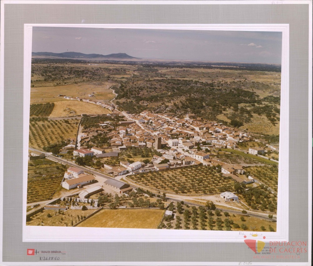 Vista aérea de Aldea del Cano