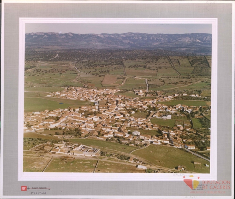 Vista aérea de Aldeacentenera