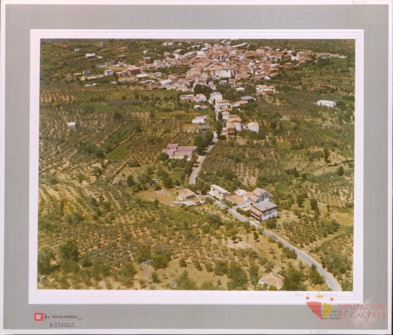 Vista aérea de Casar de Palomero