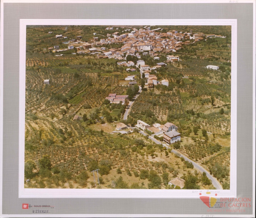 Vista aérea de Casar de Palomero