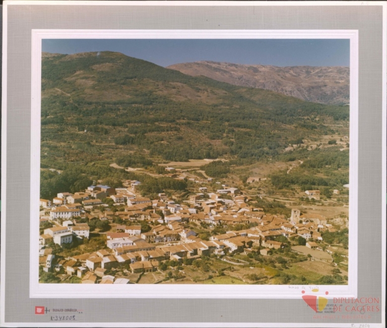 Vista aérea de Cuacos de Yuste