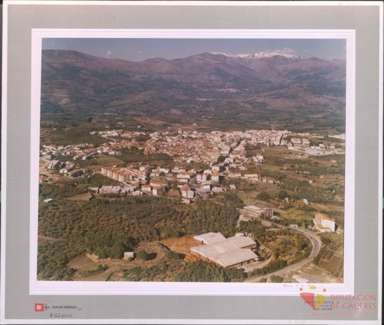 Vista aérea de Jaraíz de la Vera