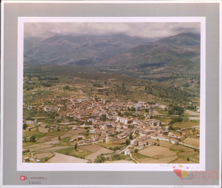 Vista aérea de Madrigal de la Vera