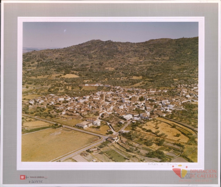 Vista aérea de Robledillo de Trujillo