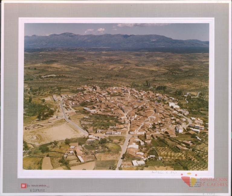 Vista aérea de Santibáñez el Bajo