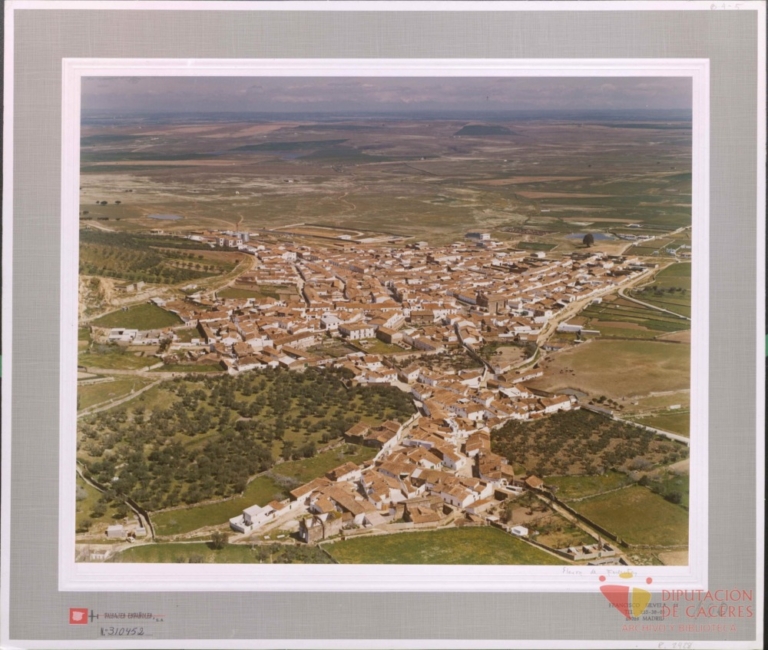 Vista aérea de Sierra de Fuentes
